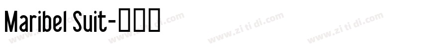 Maribel Suit字体转换